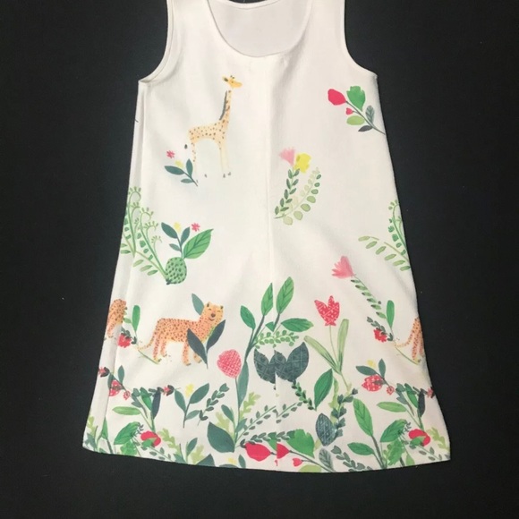 Zara Girls Soft Collection Floral Shift Dress 9/10 - Picture 3 of 6